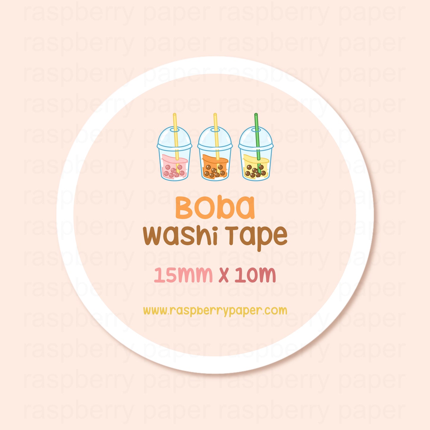 Boba Washi Tape