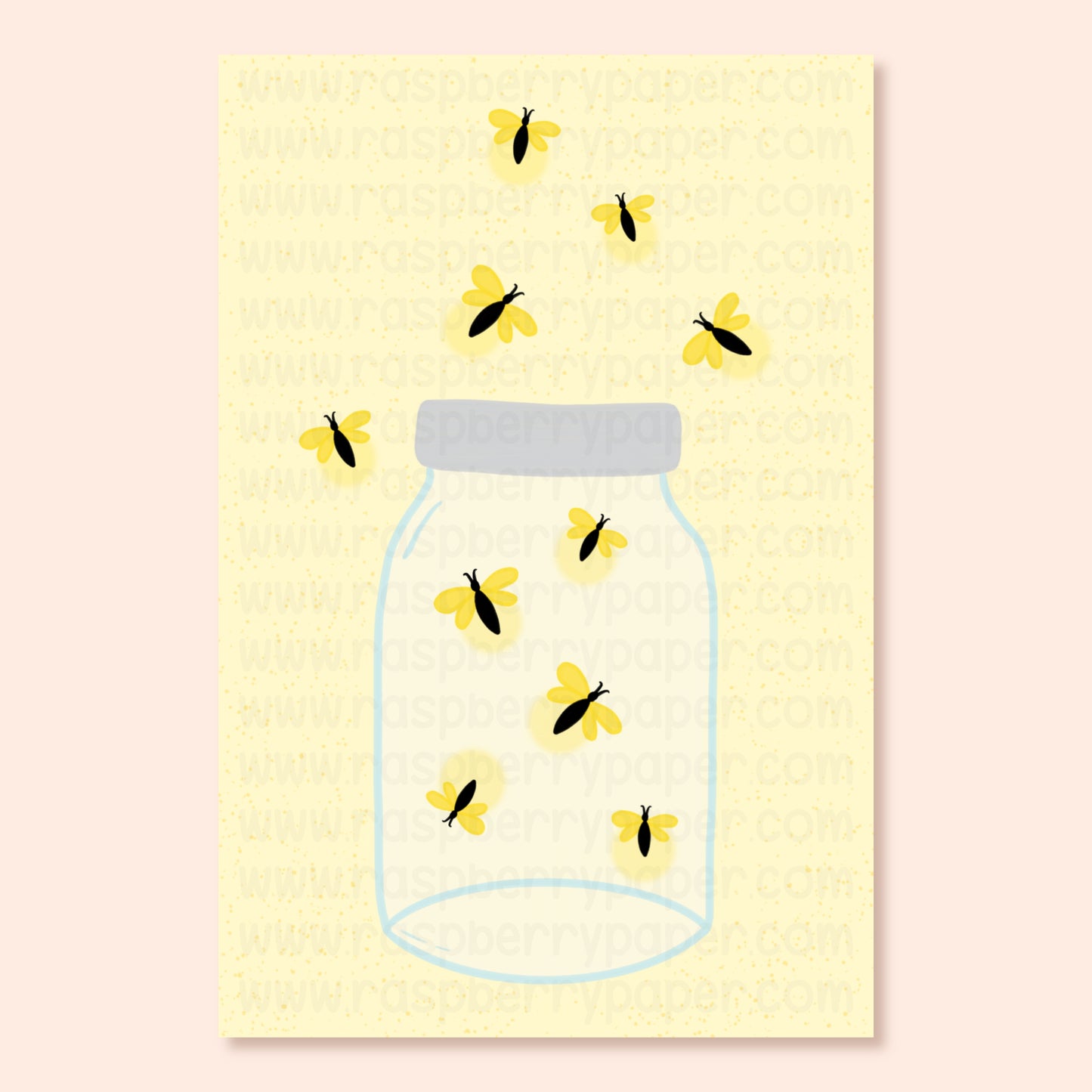 Fireflies Postcard