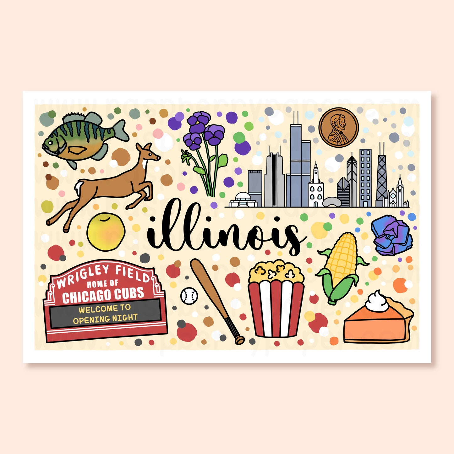 Illinois State Postcard