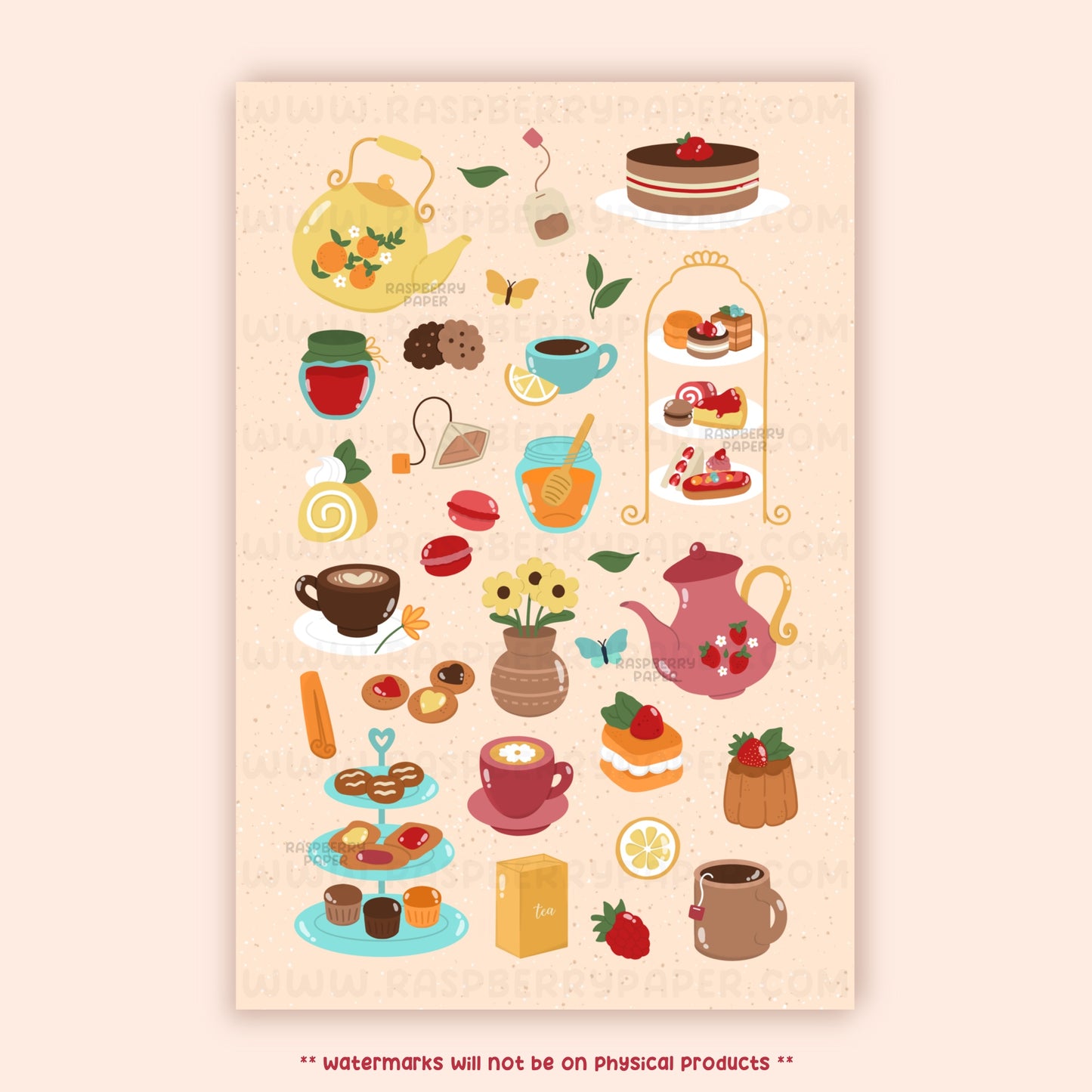 Afternoon Tea Postcard