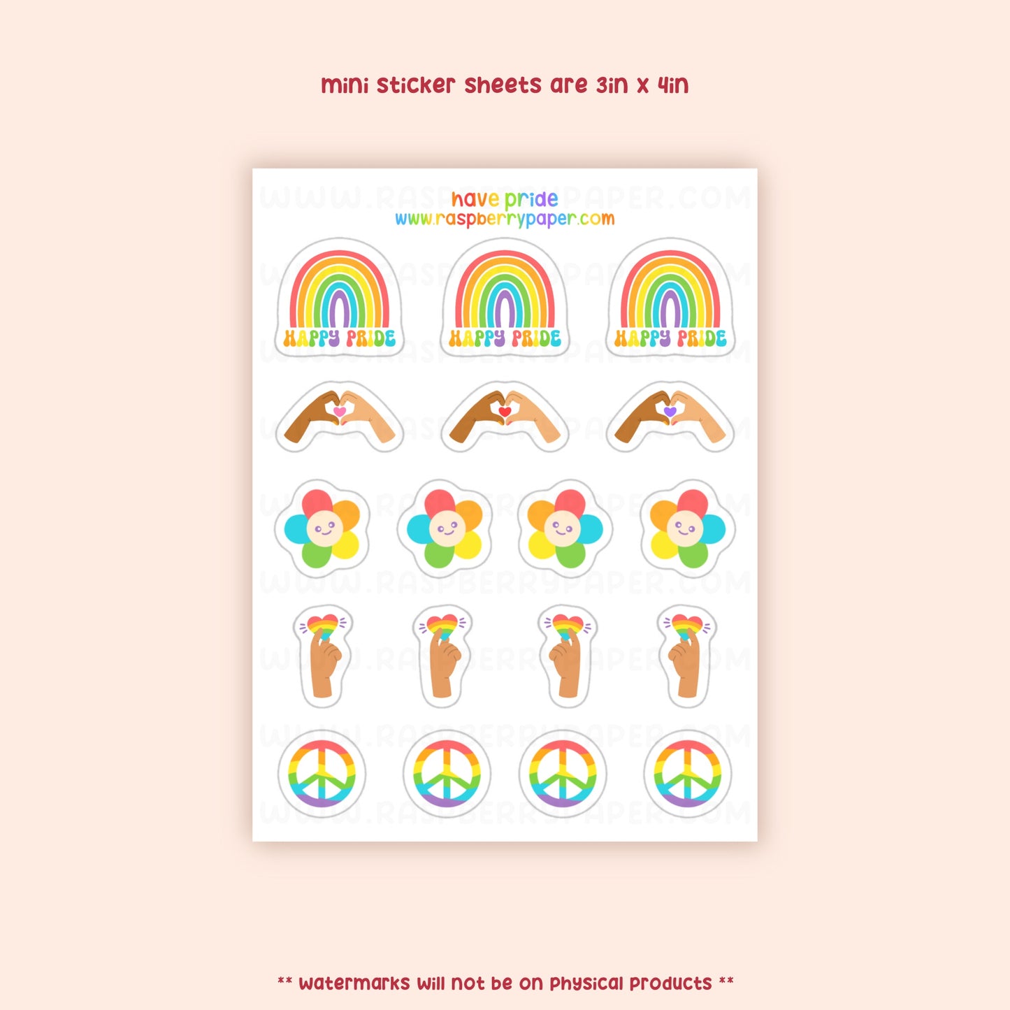 Have Pride Mini Sticker Sheet