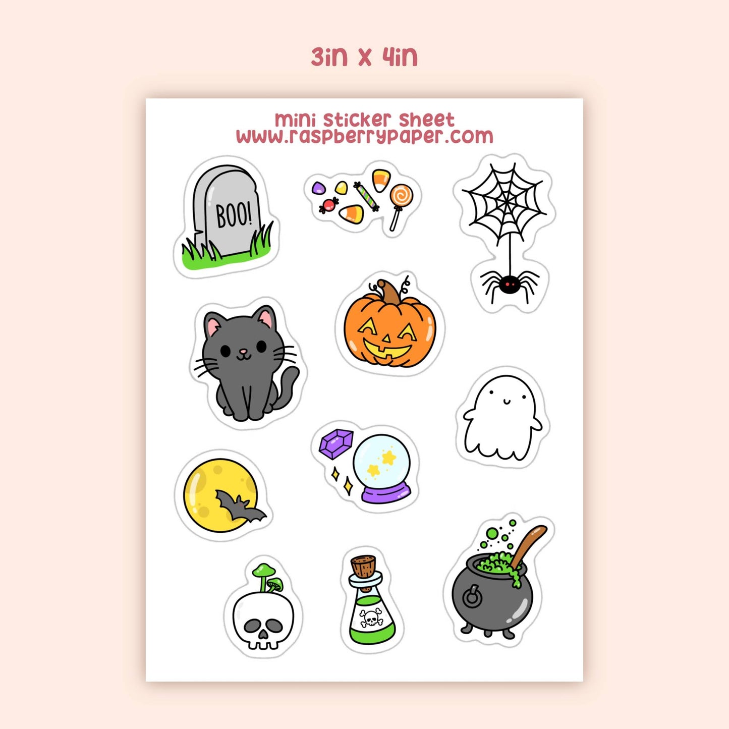 Halloween Mini Sticker Sheet