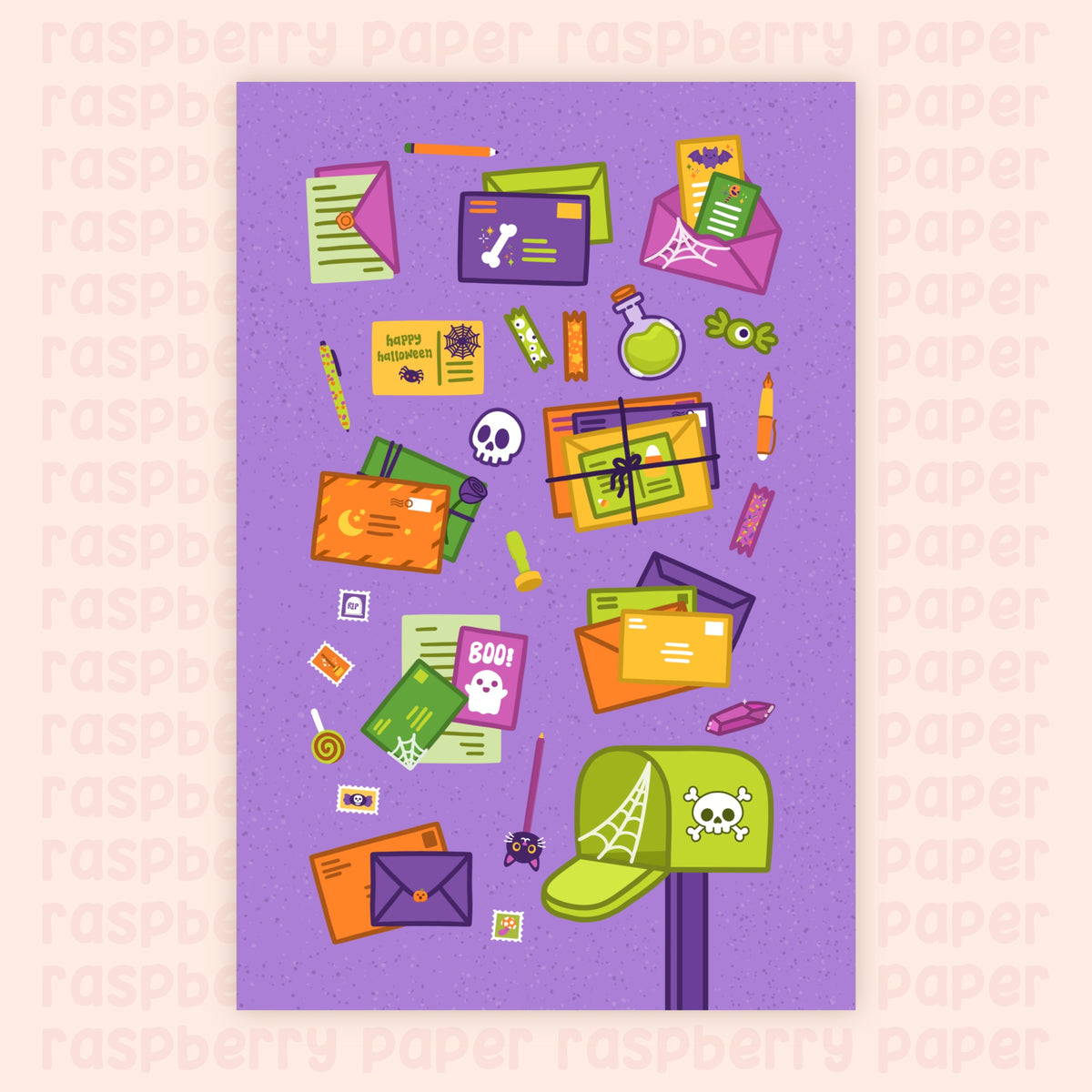 Halloween Mail Postcard
