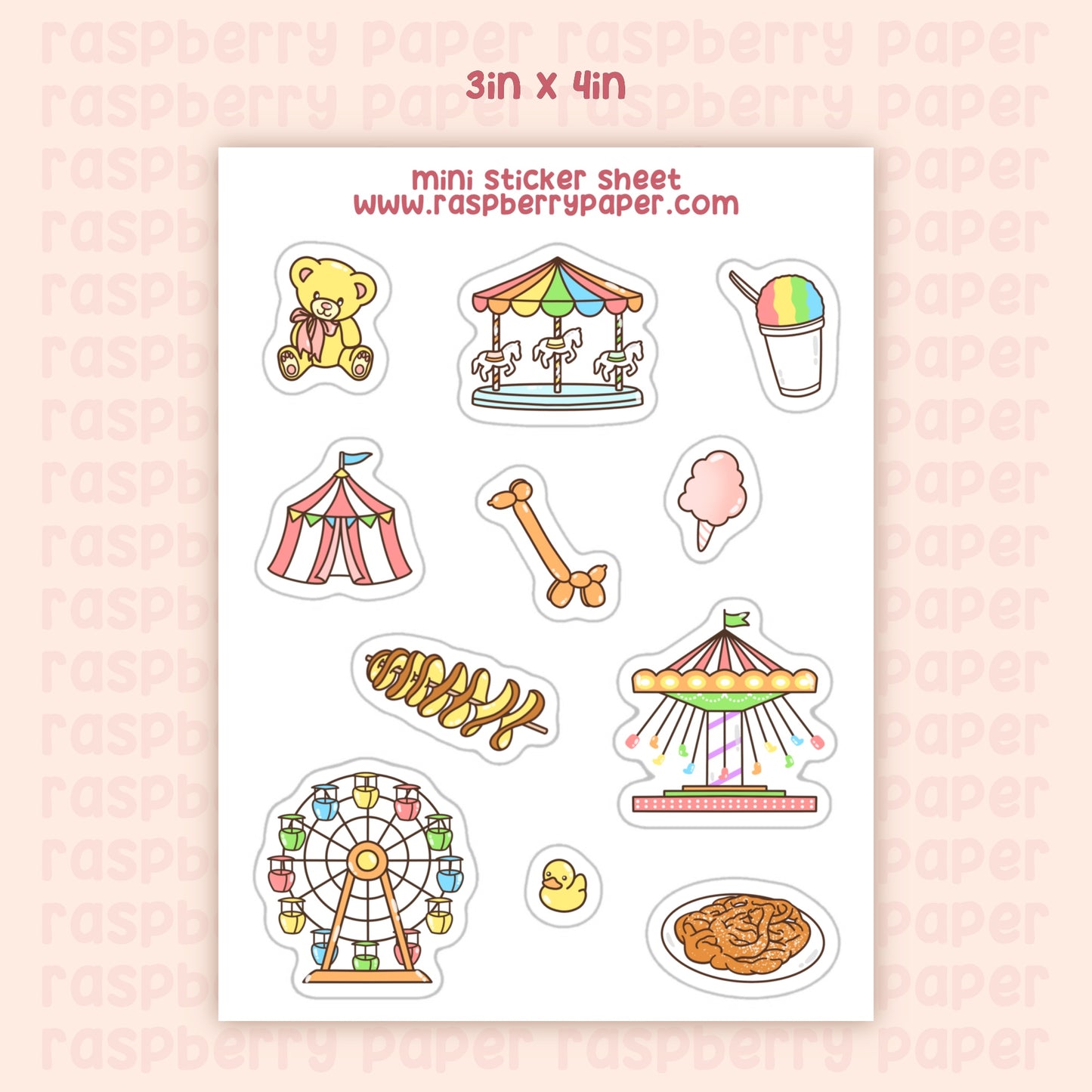 Carnival Mini Sticker Sheet