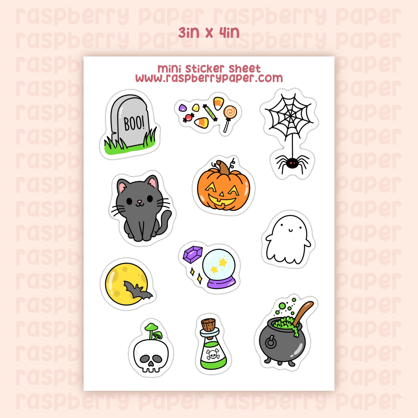 Halloween Mini Sticker Sheet