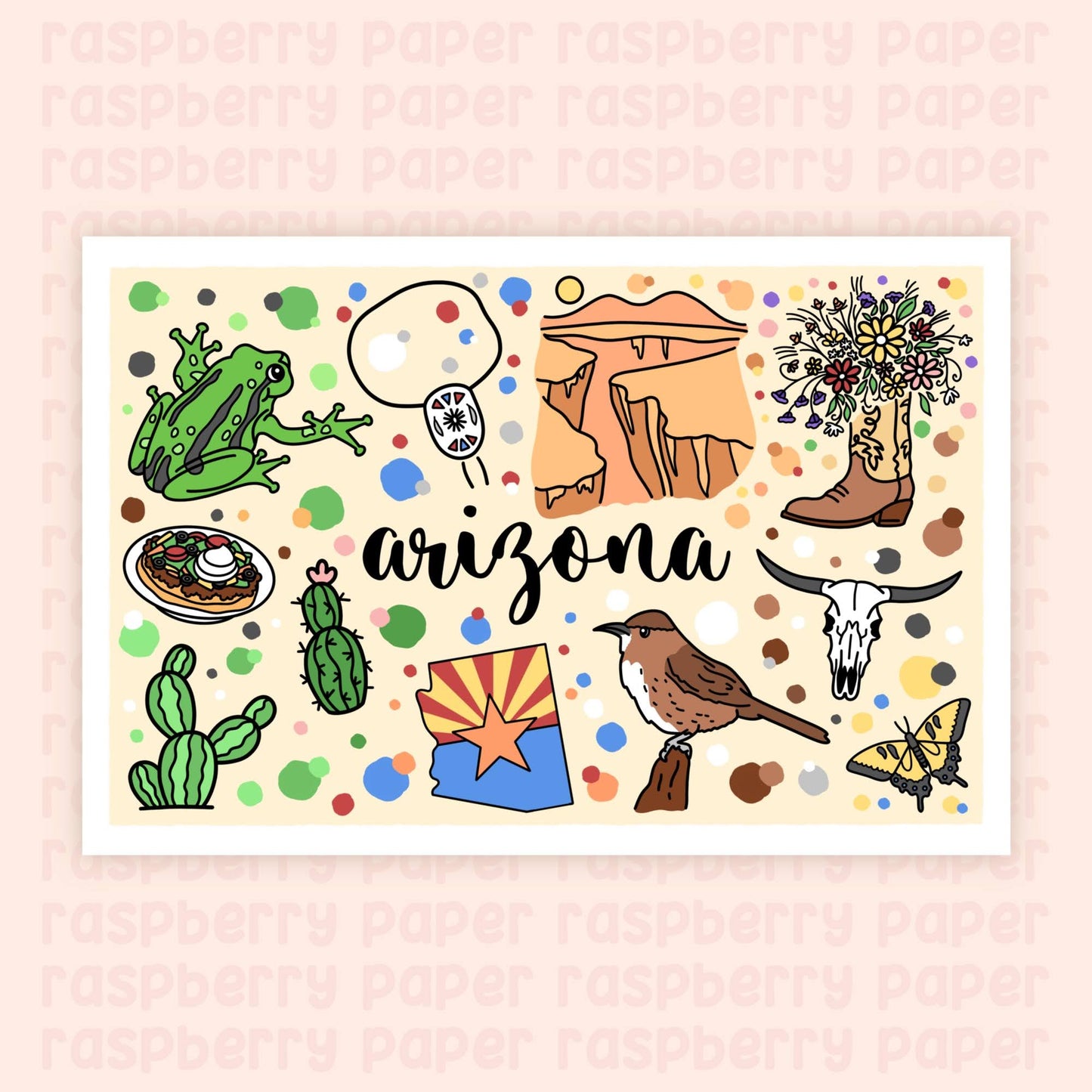 Arizona State Postcard