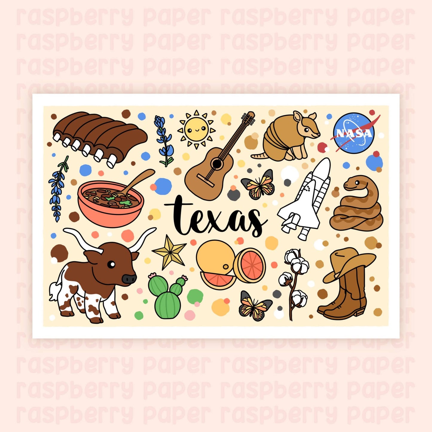 Texas State Postcard