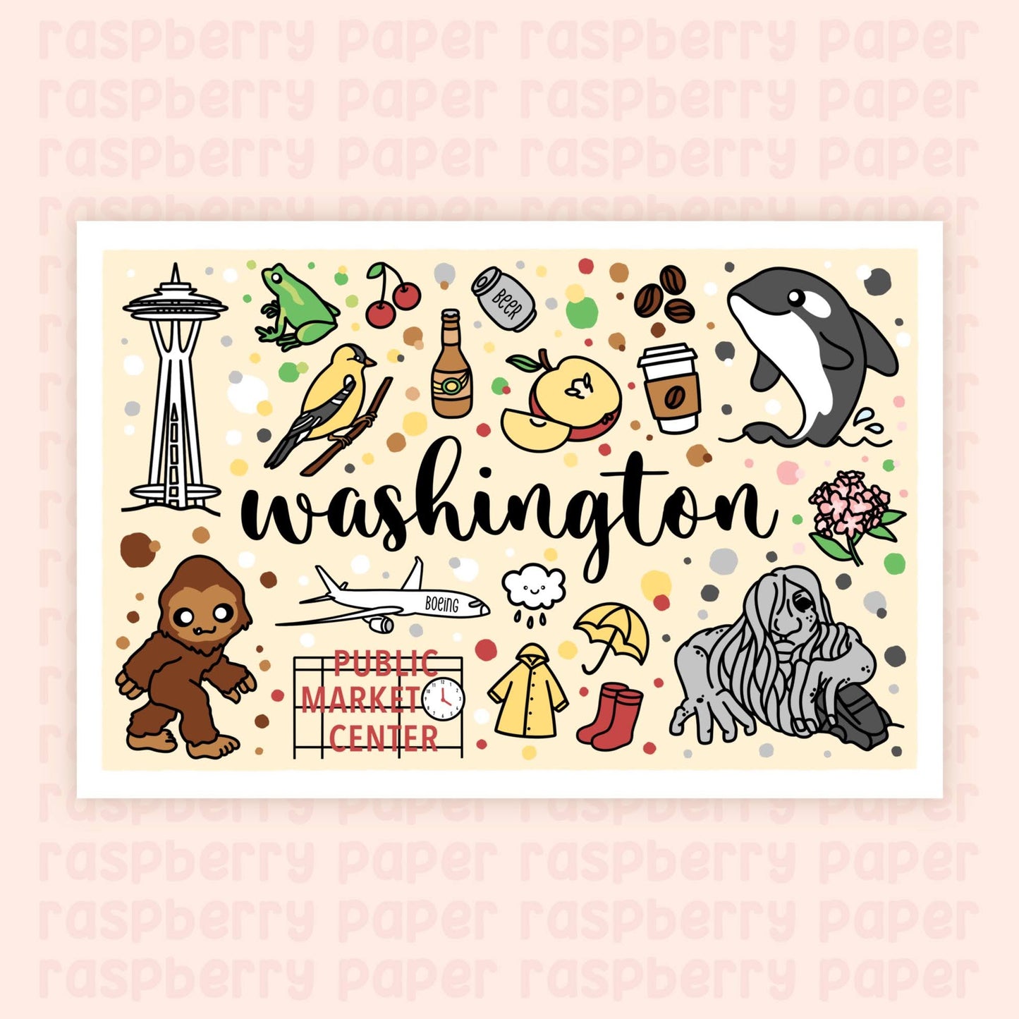 Washington State Postcard