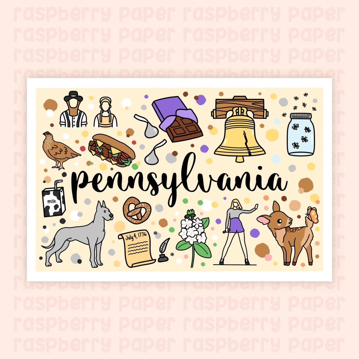 Pennsylvania State Postcard