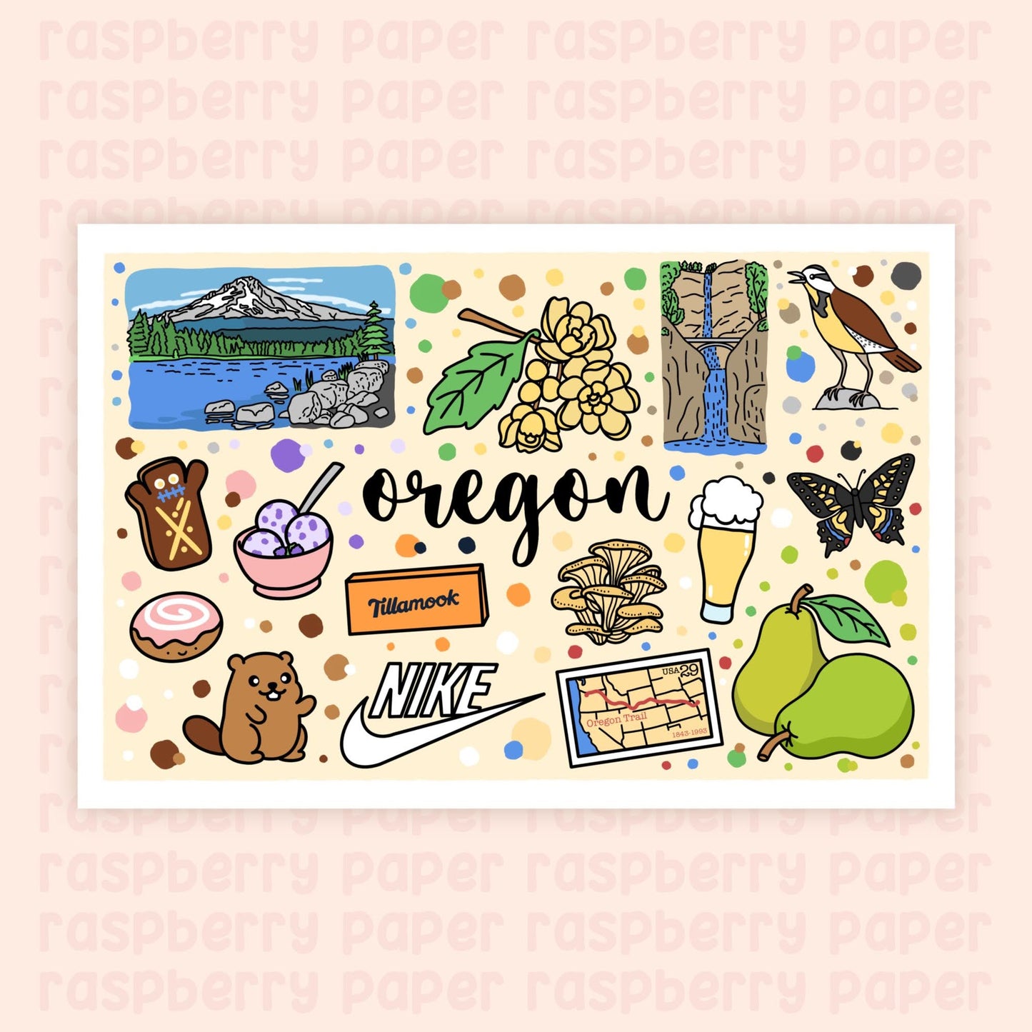 Oregon State Postcard
