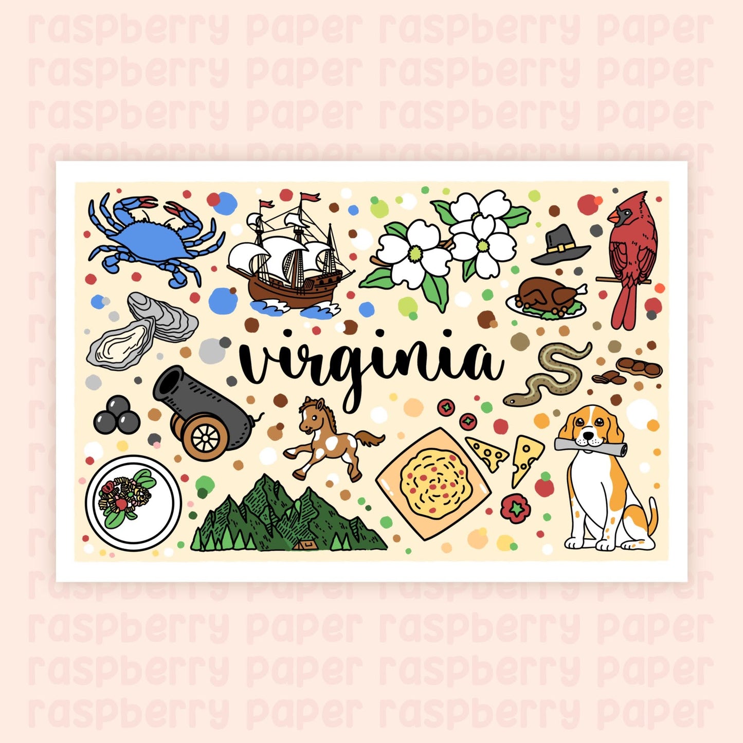 Virginia State Postcard