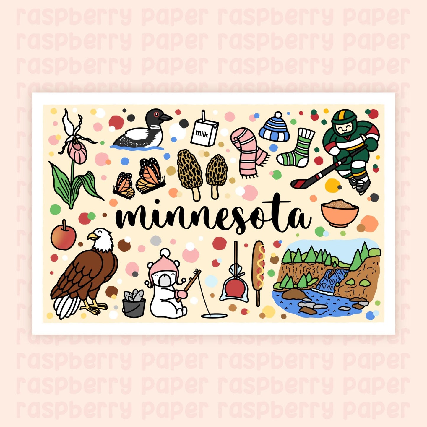 Minnesota State Postcard