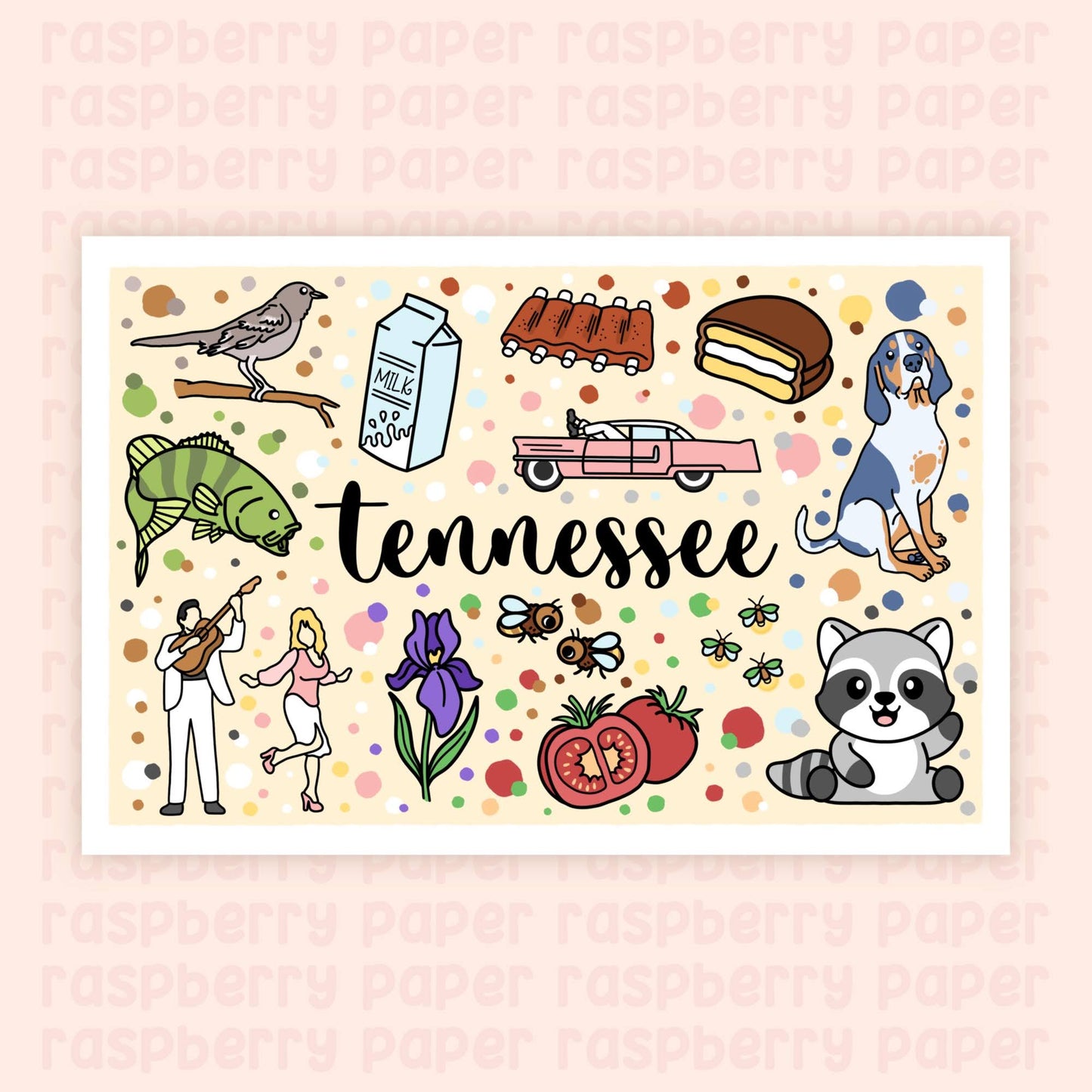 Tennessee State Postcard
