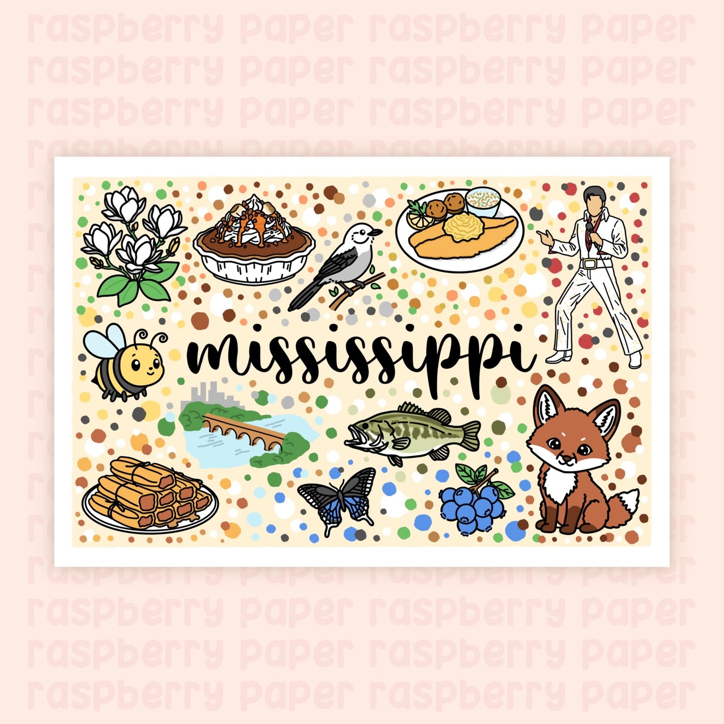 Mississippi State Postcard