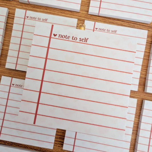 Note To Self Sticky Notes
