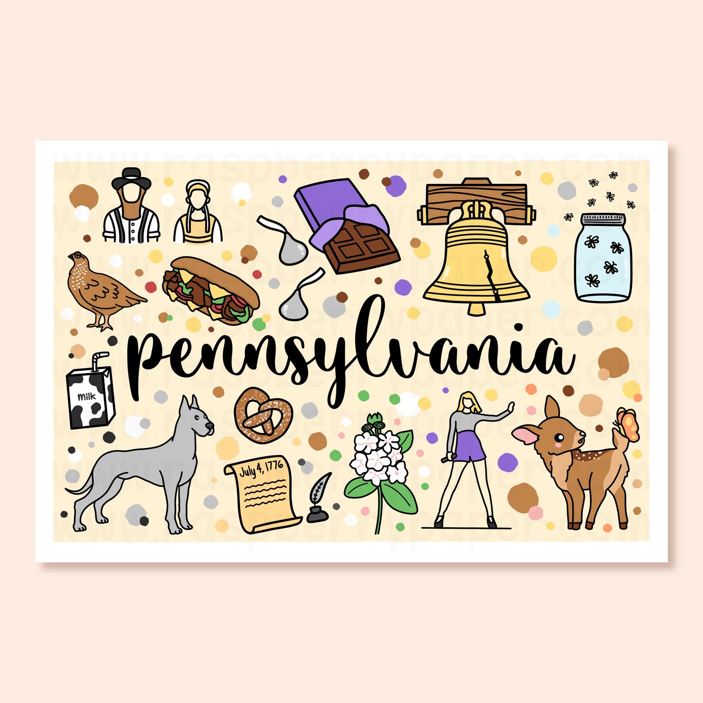 Pennsylvania State Postcard