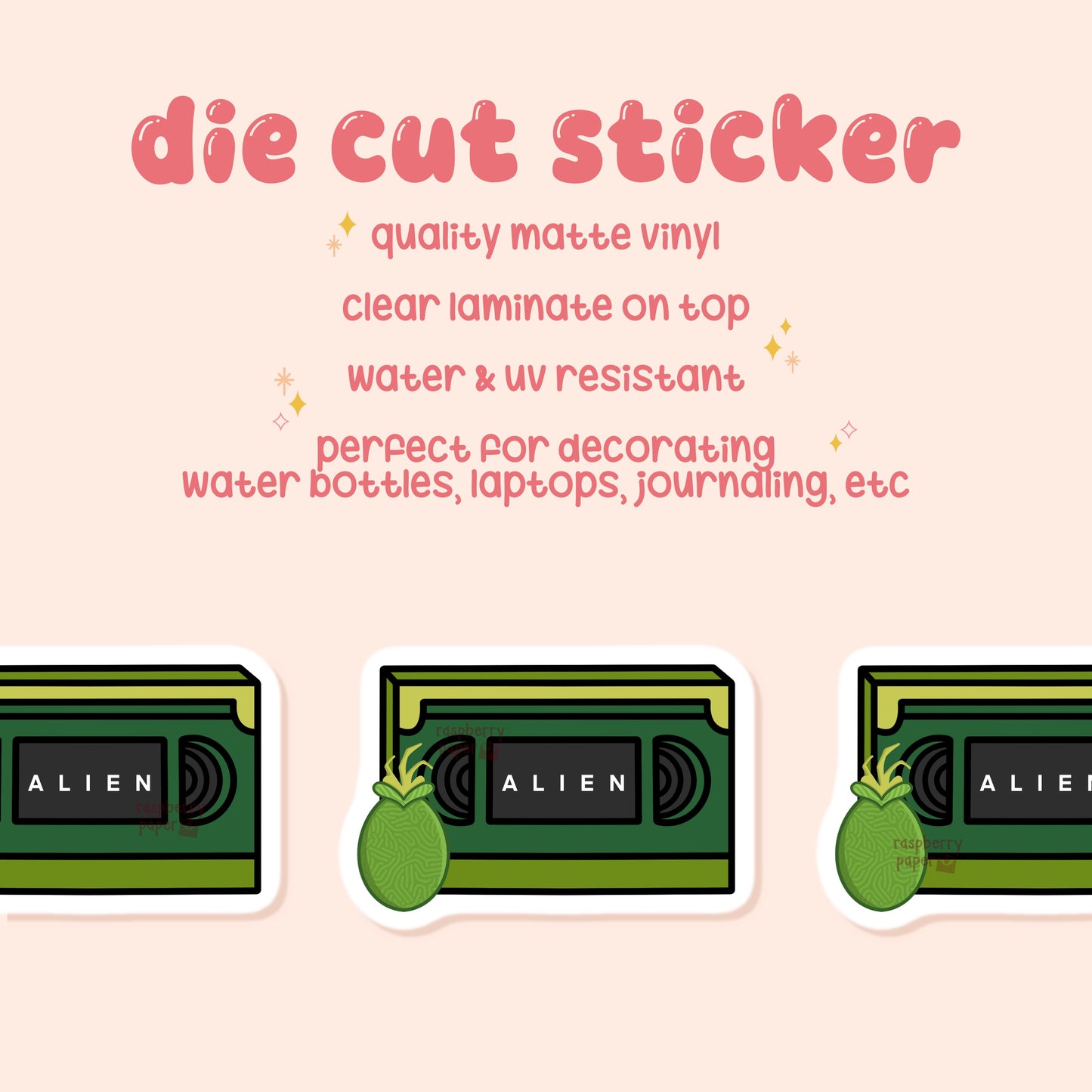 Alien VHS Sticker