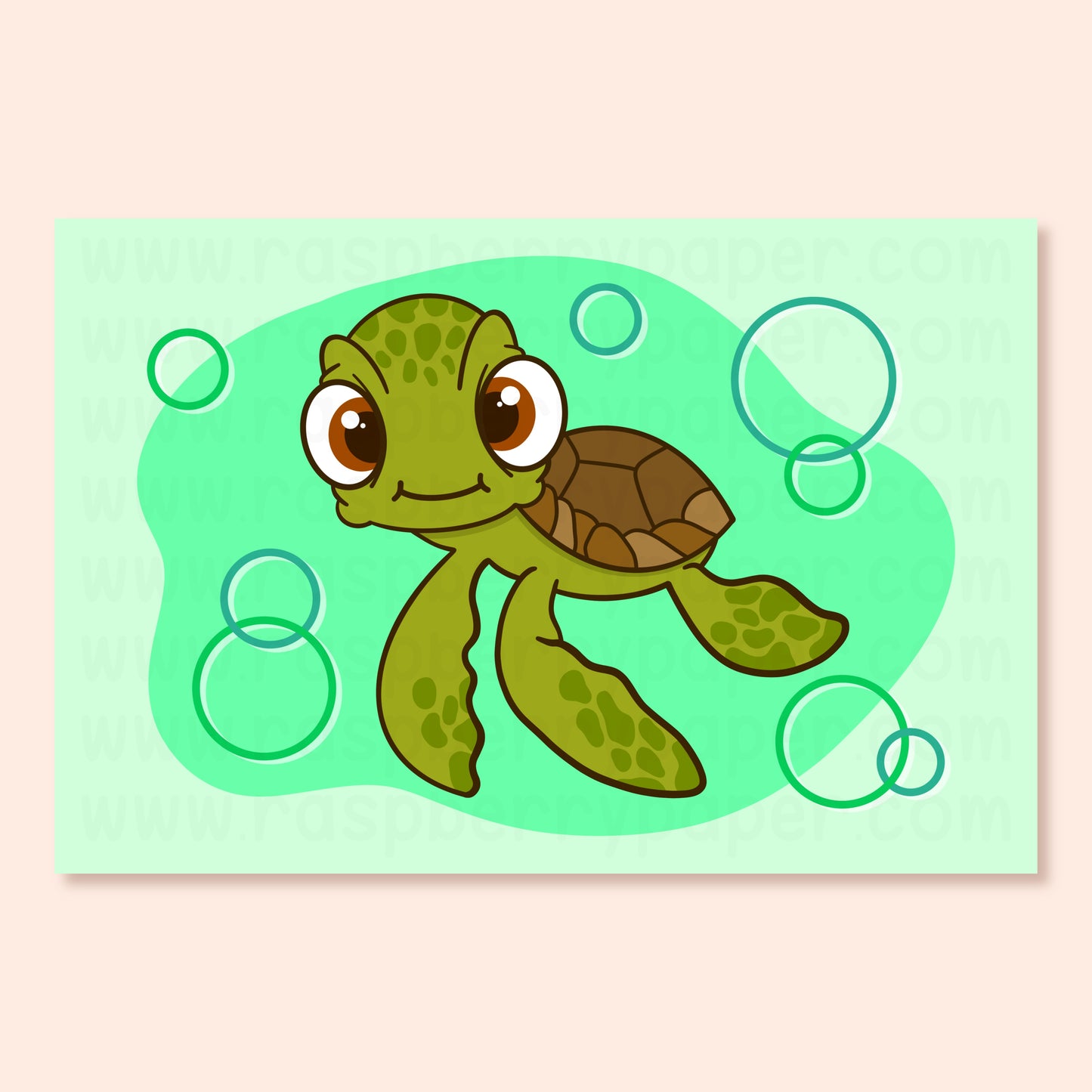 Sea Turtle Postcard