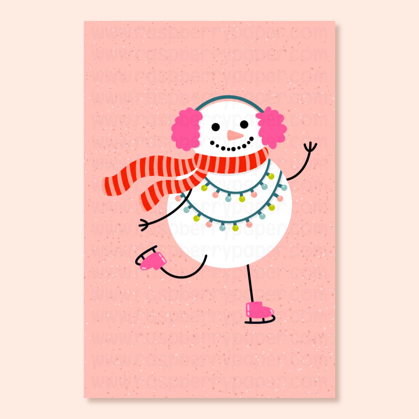 Snowskater Postcard