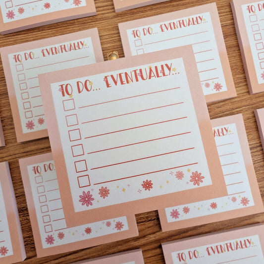 To Do Eventually Sticky Notes