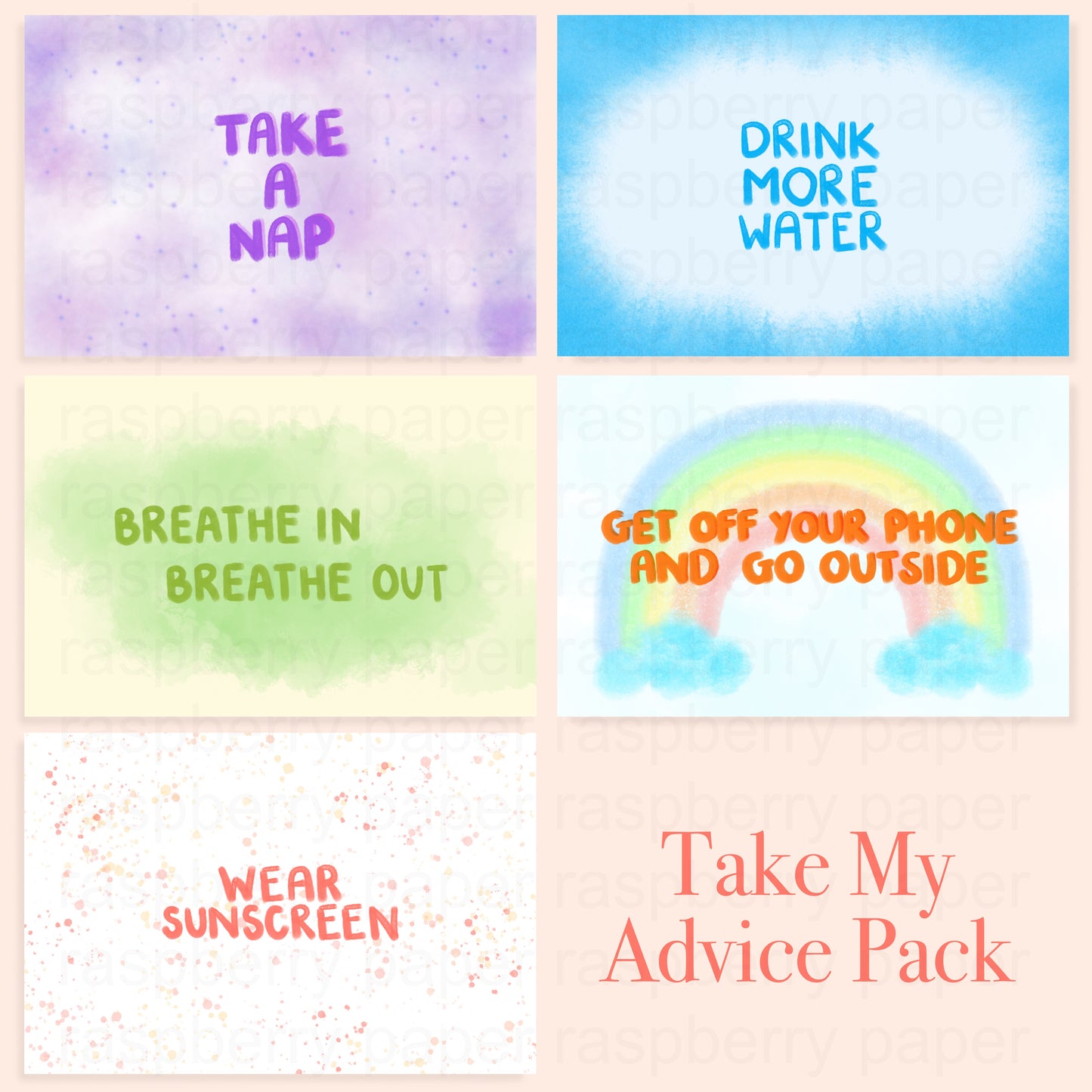 Advice Postcard Pack