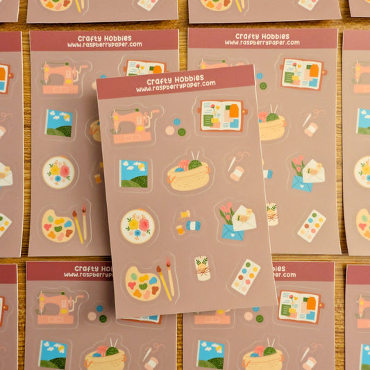 Crafty Hobbies Sticker Sheet