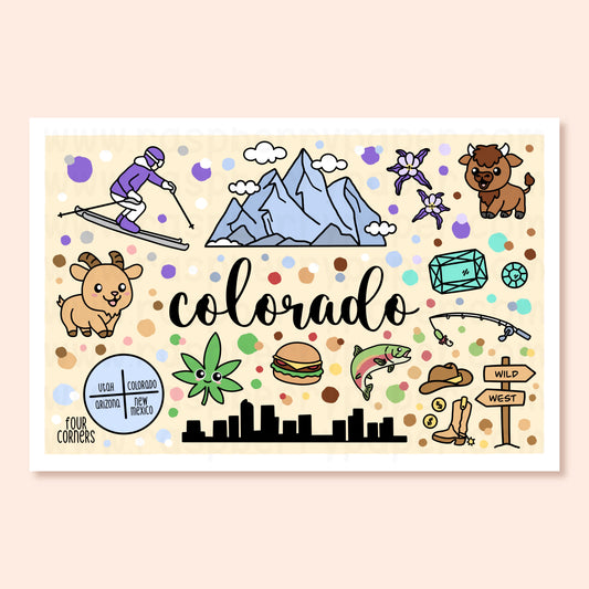 Colorado State Postcard