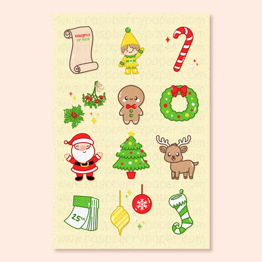 Christmas Things Postcard