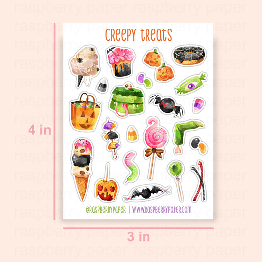 Creepy Treats Sticker Sheet