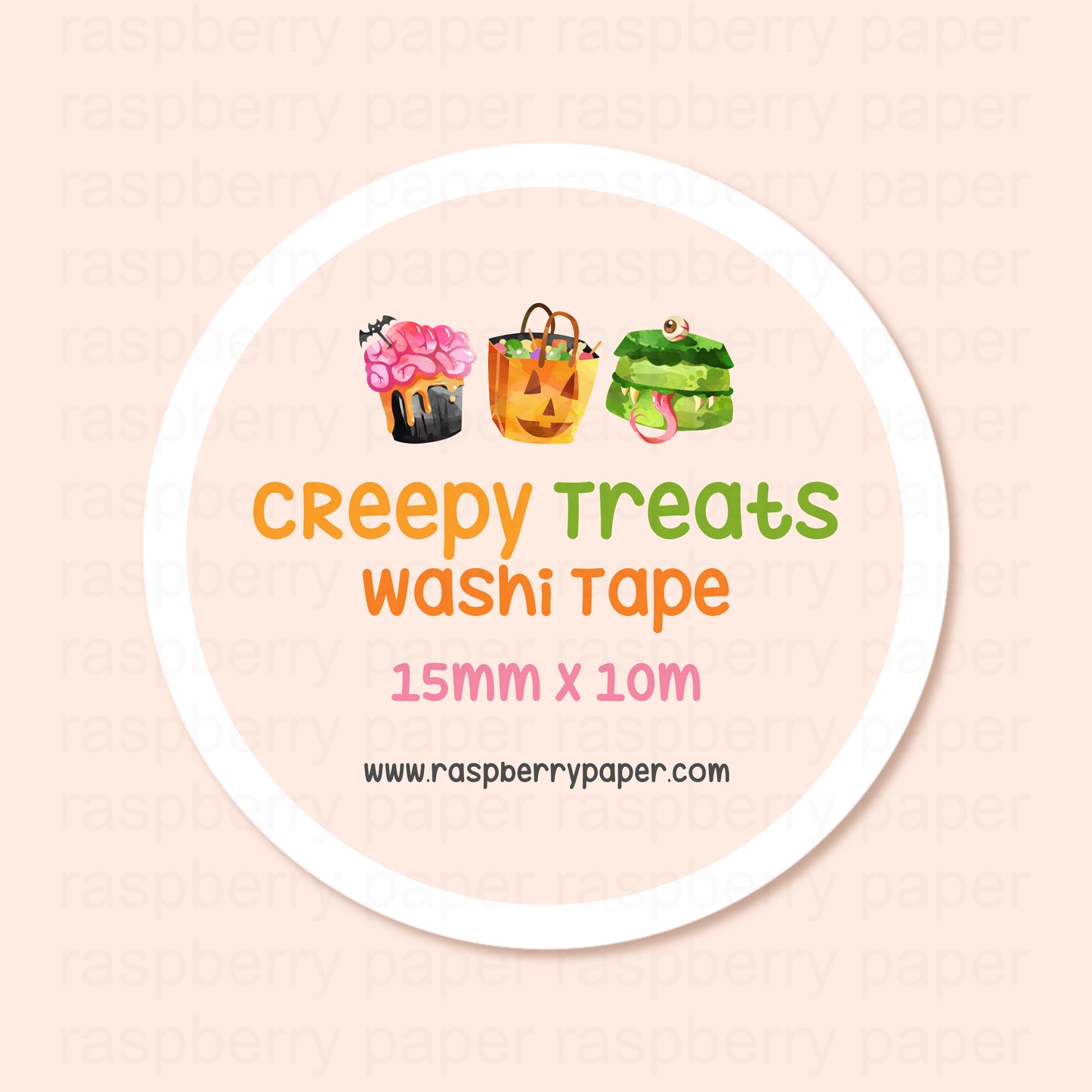 Creepy Treats Washi Tape