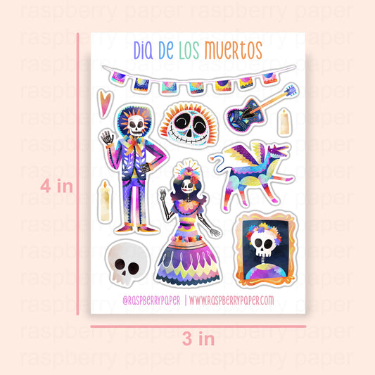 Dia De Los Muertos Sticker Sheet