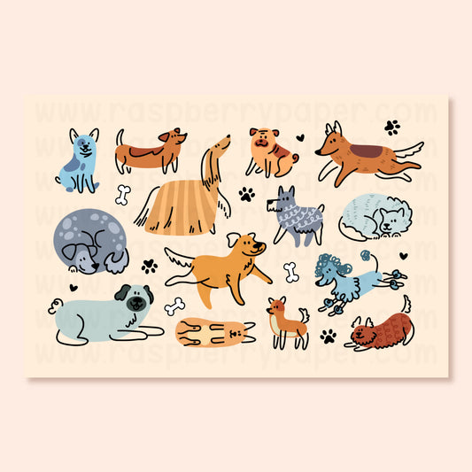Dogs Postcard