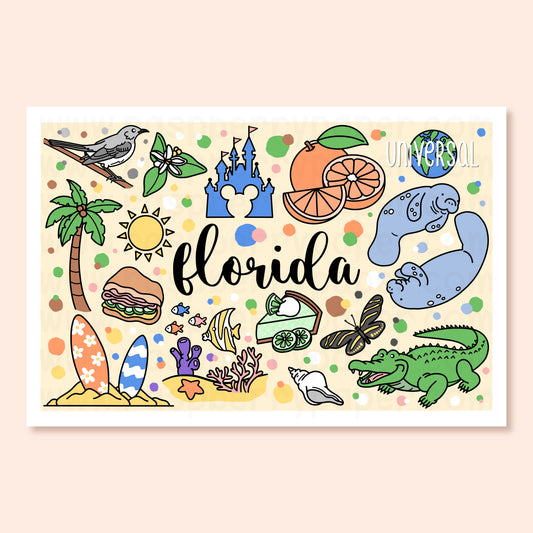 Florida State Postcard