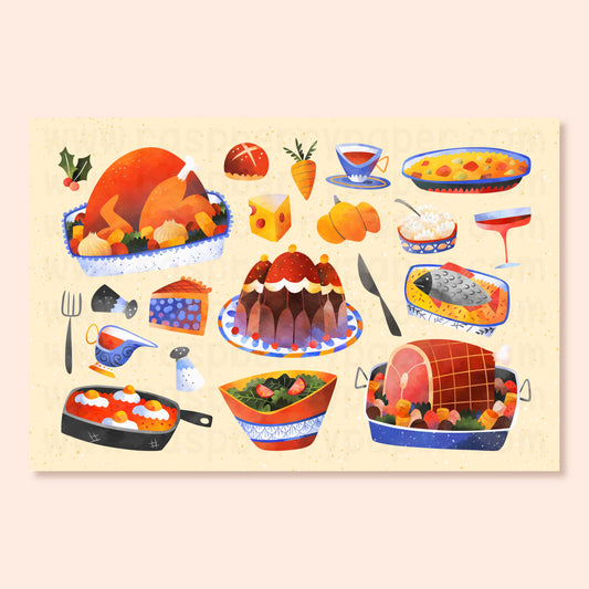 Feast Postcard