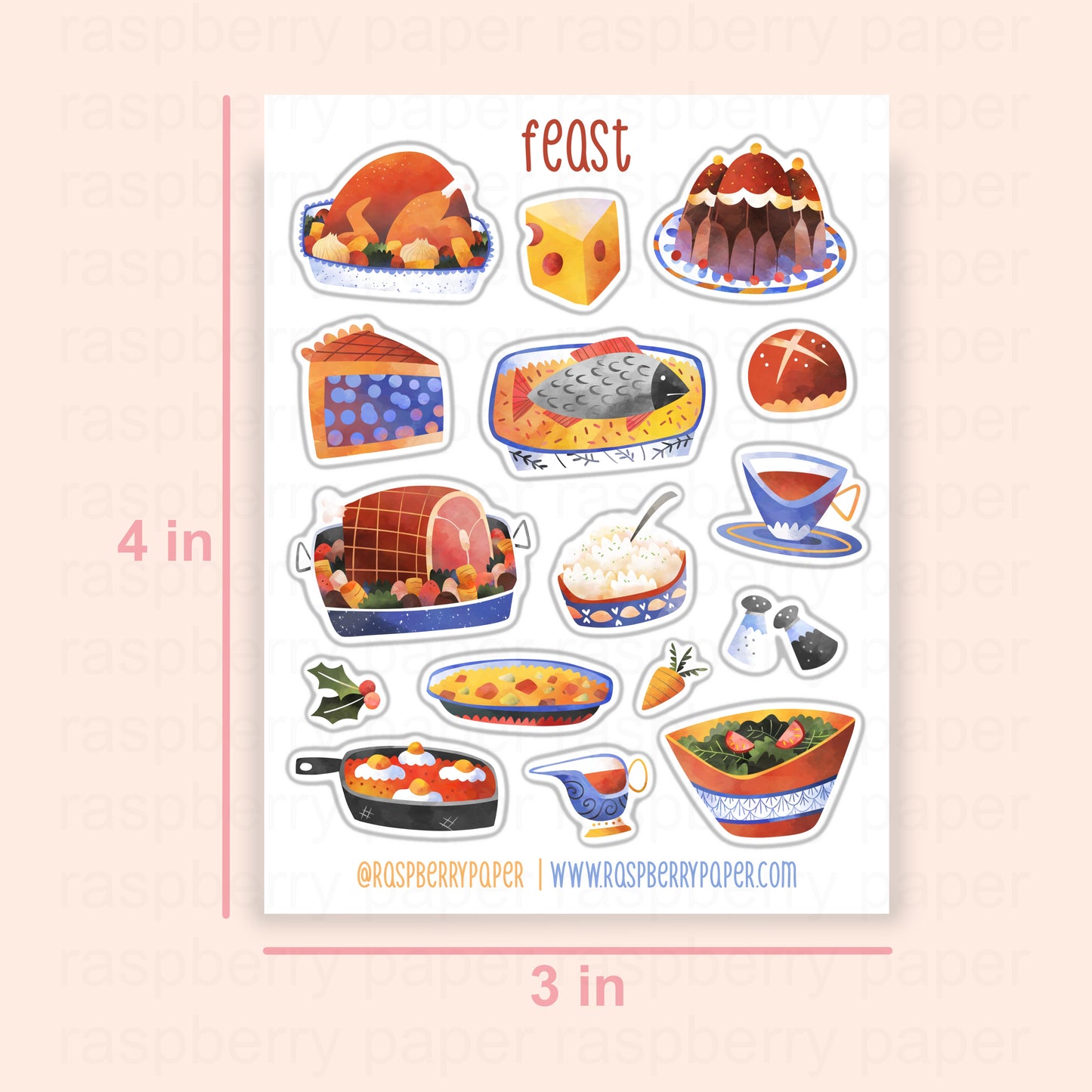 Feast Sticker Sheet