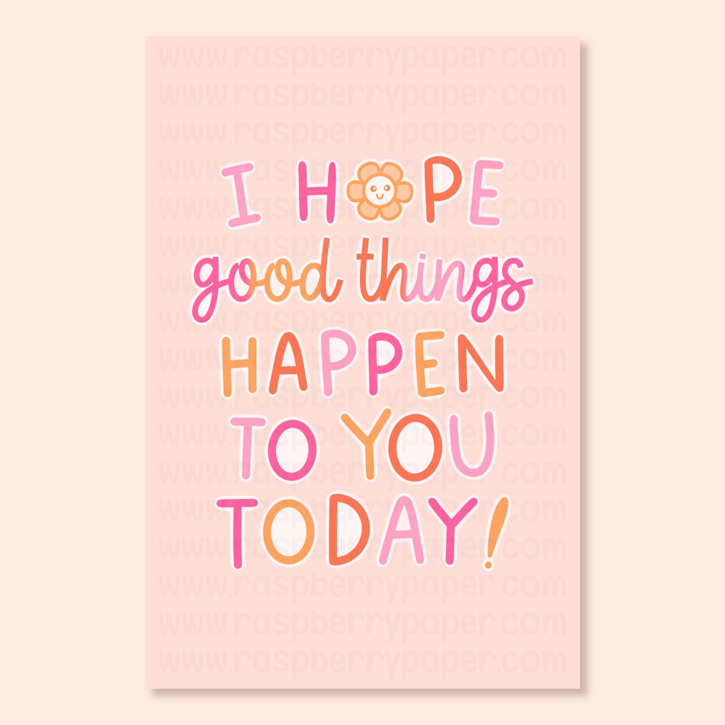 Good Things Postcard