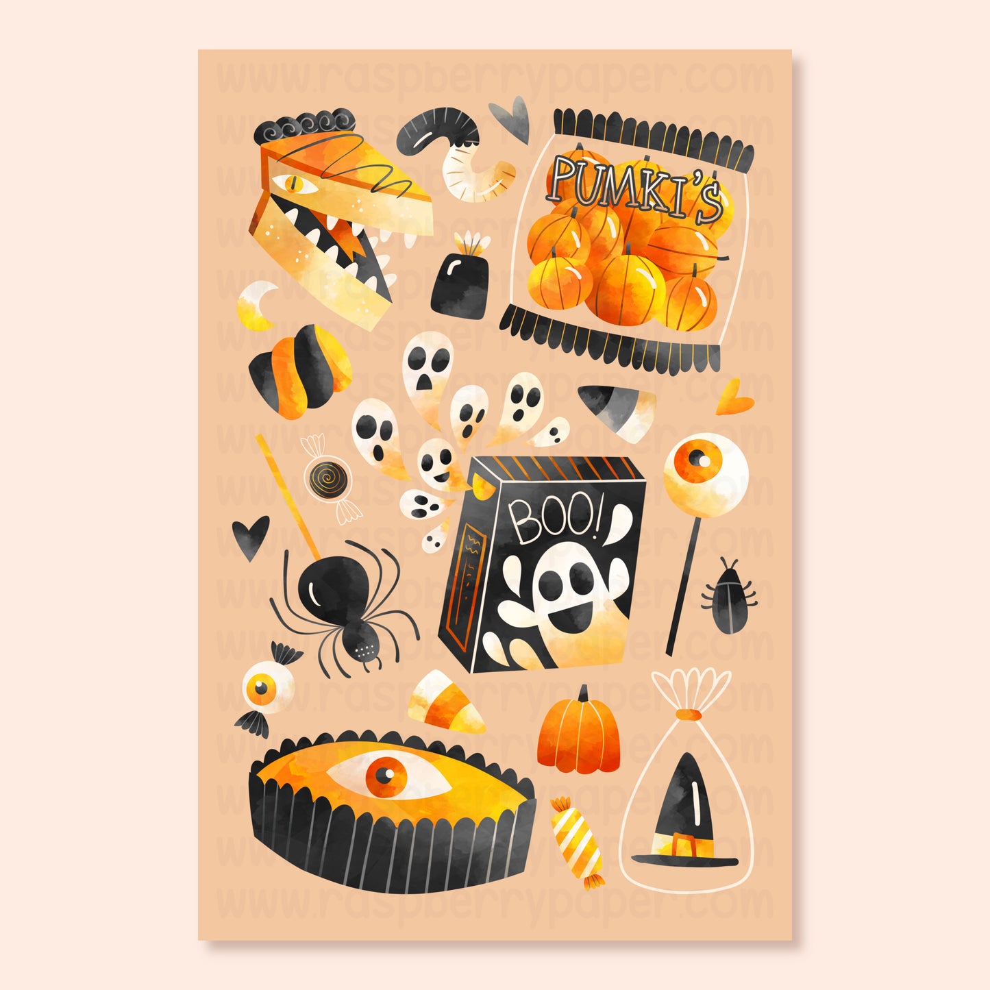 Halloween Sweets Vol I Postcard