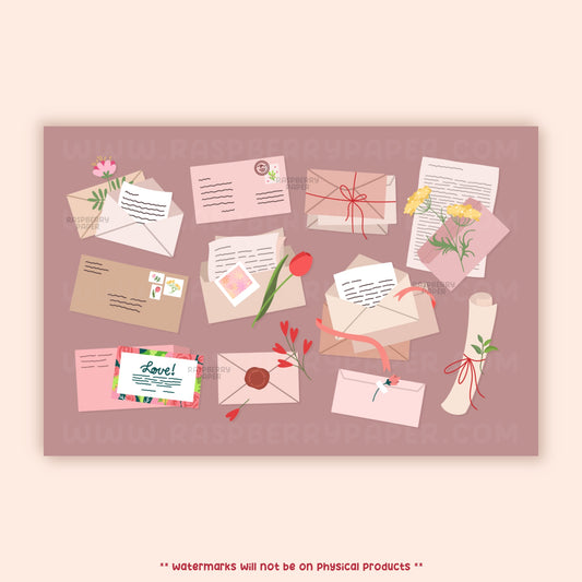 Sent With Love Postcard