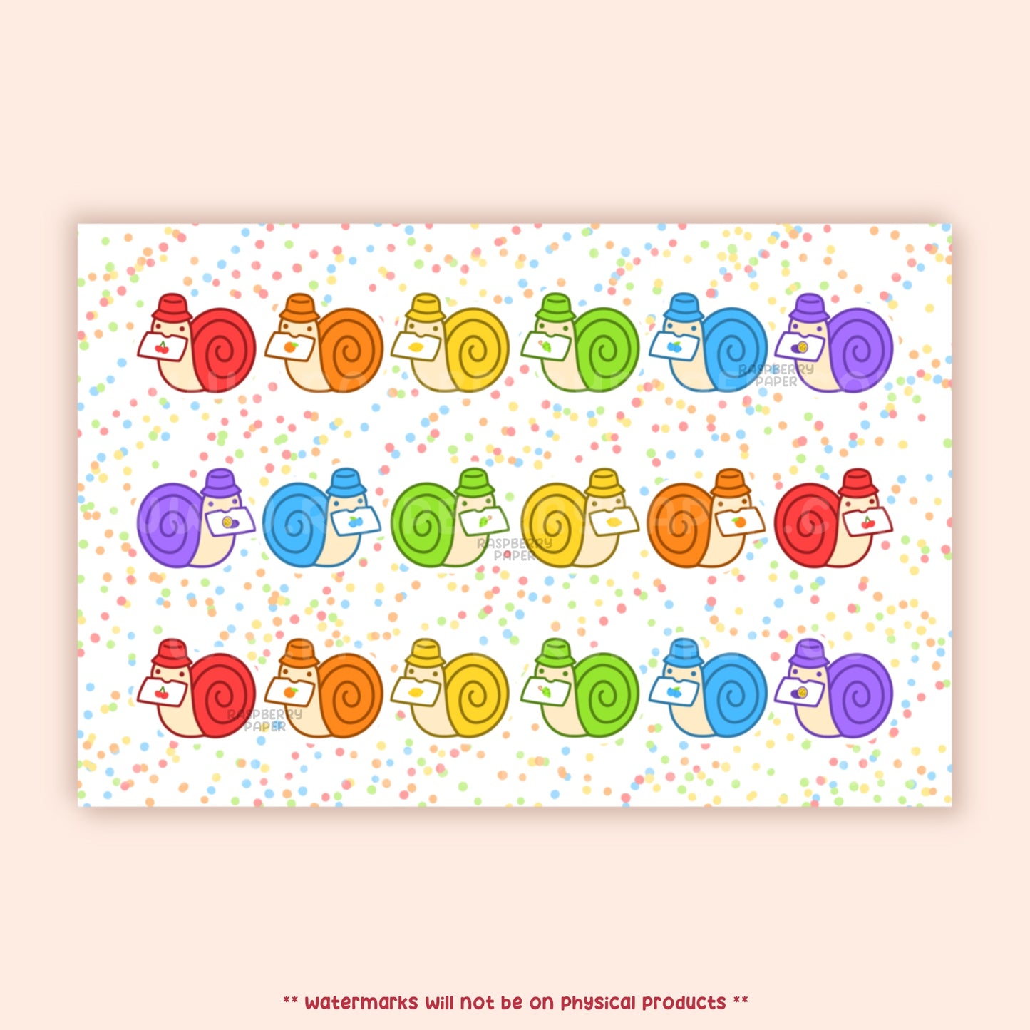 Summer Snails Postcard