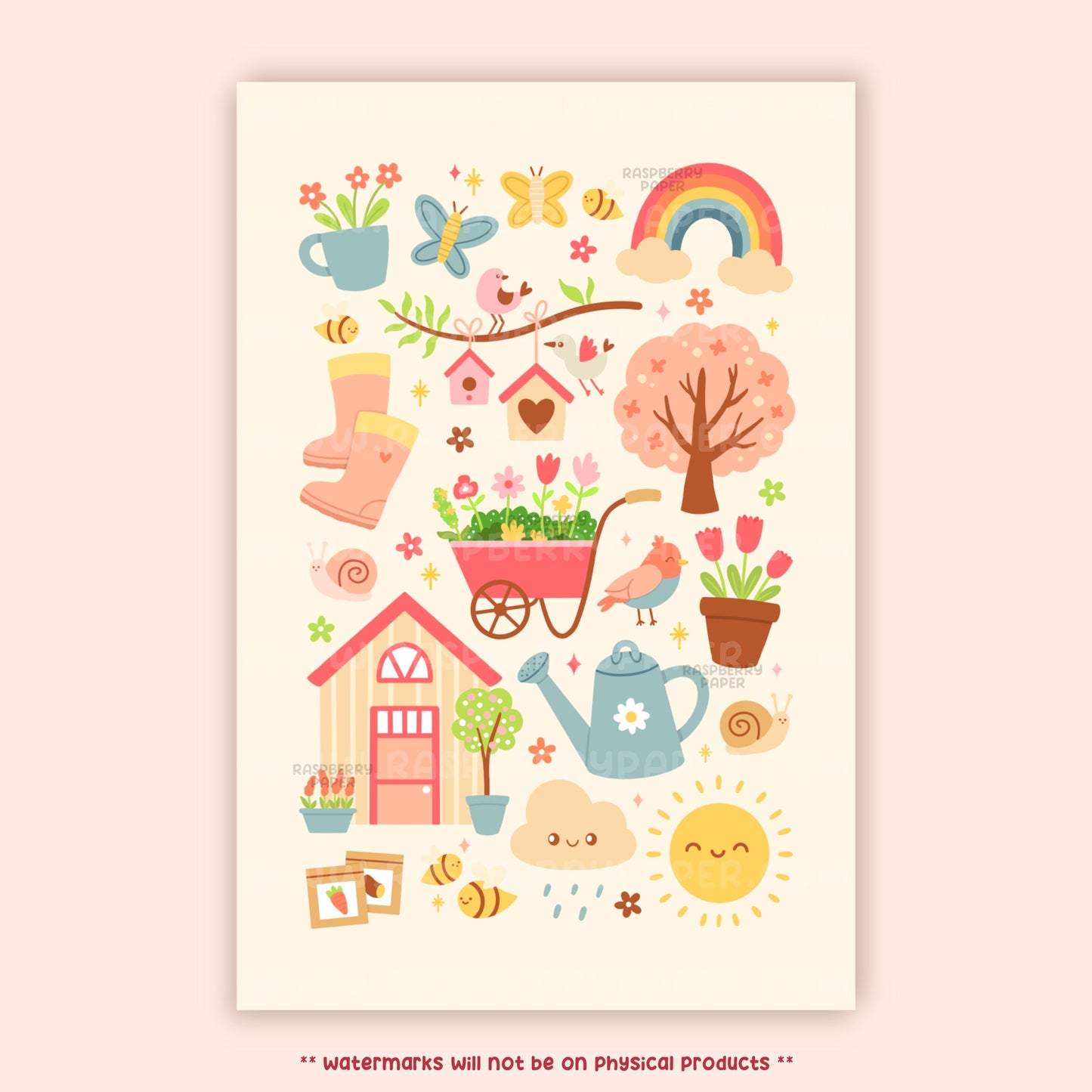 Spring Days Postcard