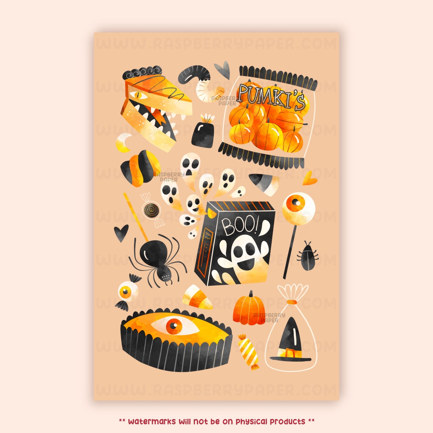 Halloween Sweets Vol I Postcard