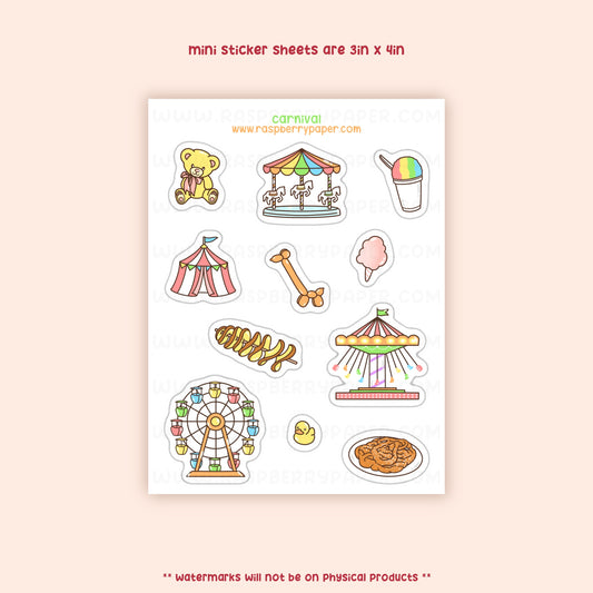 Carnival Mini Sticker Sheet