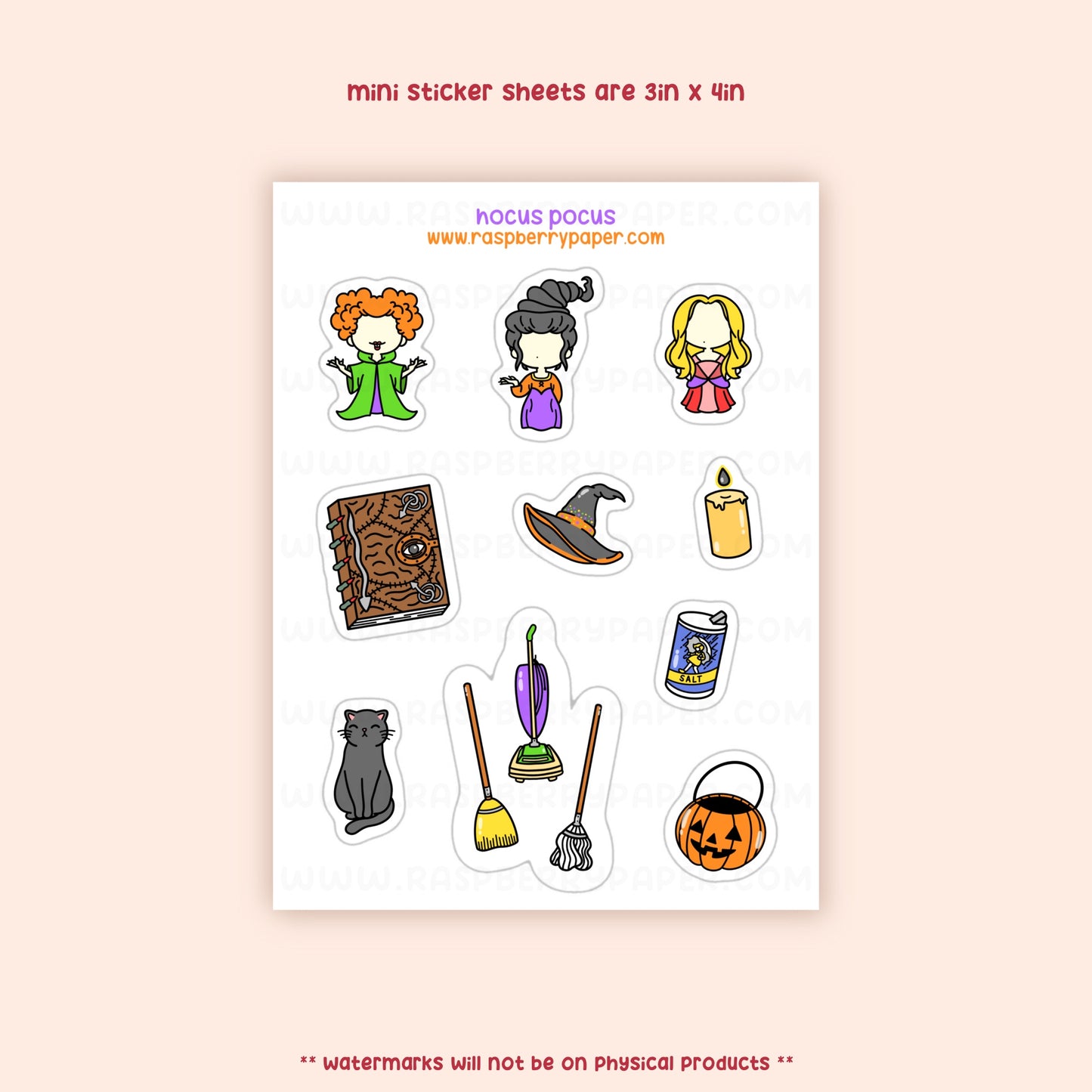 Hocus Pocus Mini Sticker Sheet