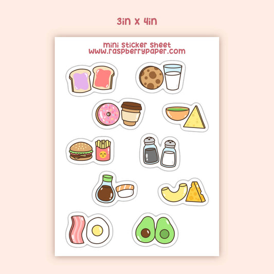Cute Pairs Mini Sticker Sheet