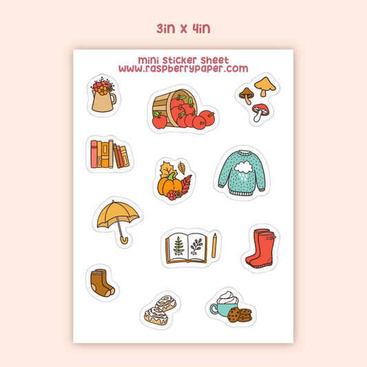 Hello Autumn Sticker Sheet