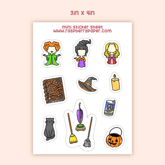 Hocus Pocus Mini Sticker Sheet
