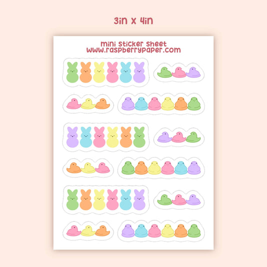 Peeps Mini Sticker Sheet