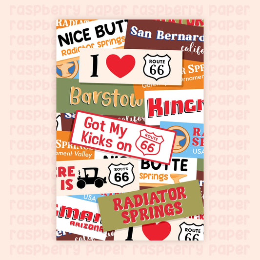 Cars Bumper Postcard