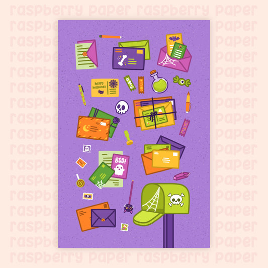 Halloween Mail Postcard