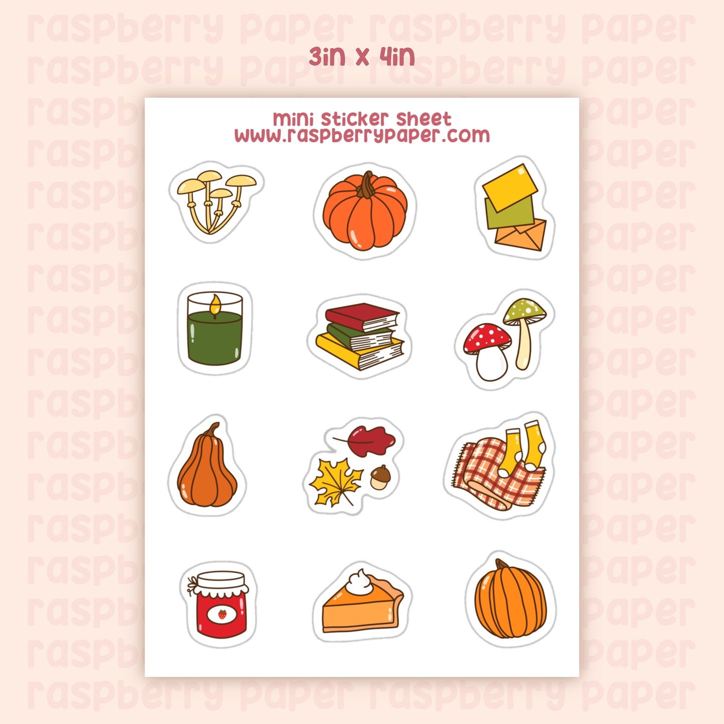 Autumn Mini Sticker Sheet